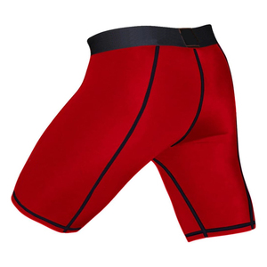 Custom Logo <b>Men</b> <b>Compression</b> <b>Shorts</b> Lightweight Breathable Stretch Fabric Fitness Gym Wear OEM Manufacturer Supplier - Product Image 2