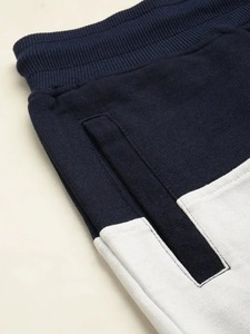 Shorts de sport décontractés pour hommes, taille mi-haute, color block, avec cordon de serrage, séchage rapide - Product Image 6