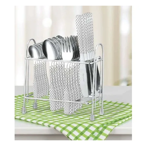 Stainless Steel Silver Wire Spoons Hanging Stand 5 Hooks Classic Design Long Handle 30mL Capacity-<b>Kitchen</b> <b>Table</b> Decorative - Product Image 2