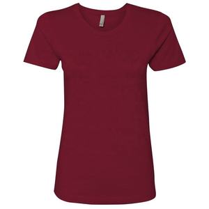 Camisetas de Lona Transpirables de Verano para Mujer, Venta al por Mayor, Corte Clásico Regular, Cuello Redondo Informal, Antiarrugas, de Secado Rápido, 100% Lona - Product Image 1