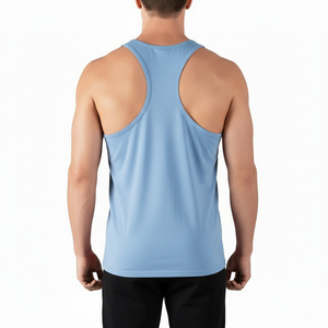 <b>Mens</b> Drop Armhole <b>Gym</b> Singlet Sleeveless Tank Top Breathable Workout <b>Vest</b> Muscle Fit Fitness Training Shirt Bodybuilding - Product Image 4