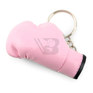 Llavero con guantes de boxeo, precio de fábrica, mini guantes de boxeo personalizados, llavero de cuero PU con logo personalizado - Product Image 4
