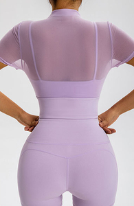 Haut de yoga pour femme à dos croisé, léger, extensible, respirant, pour le fitness et l'entraînement, vêtement de sport athlétique - Product Image 3