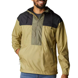<b>Waterproof</b> Outdoor Rain <b>Jacket</b> with Taped Seams and Adjustable Hood for All Weather Protection Men's <b>Jackets</b> - Product Image 1