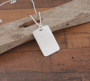 Collar con Colgante Minimalista Vintage, Plata de Ley 925, Chapado en Plata, Joyería Geométrica, Hecho a Mano, para Mujer, Aniversario, Venta al Por Mayor - Product Image 2