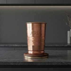 MSR Overseas 99% Pure Copper Hand-made Eco-Friendly Leak-Proof <b>Water</b> <b>Bottle</b> 500ml/950ml Capacity Lead-Free Easy Carry Design - Product Image 1