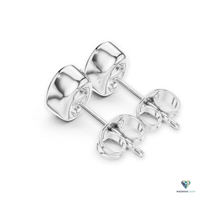 White <b>Gold</b> Oval Lab Grown Diamond <b>Pendant</b> and Earring Set in 18K <b>Solid</b> <b>Gold</b>, 2.50 TCW Minimalist Bezel Jewelry Set - Product Image 3