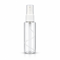 Flacon pulvérisateur PET 50 ml à fine brume |   Contenant d'emballage cosmétique vide transparent avec pompe pour soins de la peau, soins capillaires, parfums, beauté et produits personnels