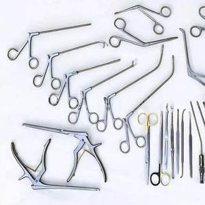 Instruments de chirurgie FESS, kit d'instruments endoscopiques pour la chirurgie des sinus, kit d'instruments ORL allemands, acier orthopédique, qualité PK - Product Image 2