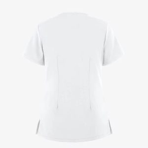 Uniformes Médicos en Oferta, Uniformes de Enfermería, Conjuntos de Uniformes para Clínica, Blusa de Manga Corta y Pantalones, Uniforme de Enfermera de Algodón para Mujer - Product Image 4
