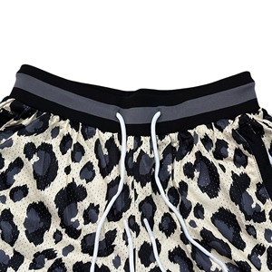 Polyester Mesh Shorts Wholesale Supplier Zipper Pockets Drawstring Activewear Plus Size Breathable Fitness Training <b>Trunks</b> - Product Image 4