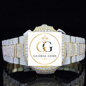 High Quality Baguette Moissanite Diamond Analog Quartz Watch with Square Shape Stylish Timepiece for Collectors at Good Price - Product Image 4
