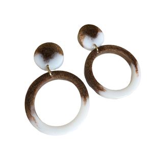 Good Quality Handicraft Wood <b>Handmade</b> <b>Earring</b> Set <b>Earrings</b> Fashion New Custom Color <b>Earring</b> Set Necklace Fashion Jewelry - Product Image 5