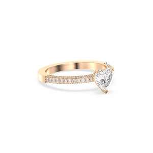 Anillo Solitario REYES Hip Hop de Oro Sólido de 14K con Diamante Cultivado en Laboratorio HPHT CVD para Mujer, Joyería de Lujo con Certificado IGI, Regalo de Boda - Product Image 3