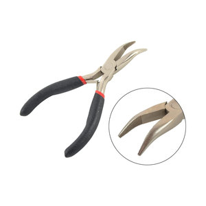 Kit d'outils pour extensions capillaires noir, comprenant des pinces à cheveux, un crochet de tirage et un ensemble d'outils pour perles, avec 500 micro-anneaux de 5 mm - Product Image 4