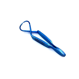 Pinces à serviettes en titane de 6 cm, forceps ophtalmiques, instruments chirurgicaux pour les yeux et l'ORL, réutilisables, usage hospitalier, certifiées CE, manuelles - Product Image 1