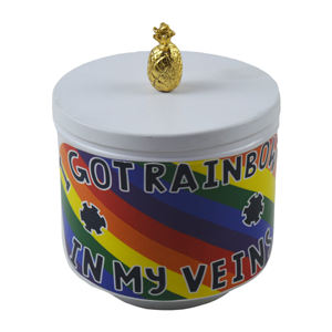 Pots de rangement en métal sur le thème LGBTQ, plusieurs finitions, contenants pour ustensiles de cuisine, pour un stockage alimentaire hautement efficace, utilisation dans les hôtels et les restaurants - Product Image 4