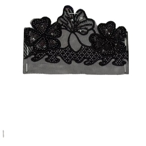 ผ้าลูกไม้ปักลายดอกไม้สีสันสดใสมีลวดลายที่สลับซับซ้อนสำหรับการใช้งานแฟชั่นชั้นสูงในกระเป๋ารองเท้าเสื้อผ้า - Product Image 1