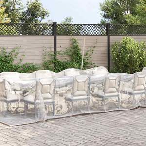 ผ้าใบใสแบบมีตาไก่ ขนาด 9.8x19.7 ฟุต ผลิตจากวัสดุโพลีเอทิลีนที่ทนทาน - Product Image 2