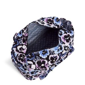 Bolsa de Viaje Acolchada con Diseño Floral para Mujer, Bolsa de Gimnasio con Cierre de Cremallera, Multifuncional, de Poliéster - Product Image 3