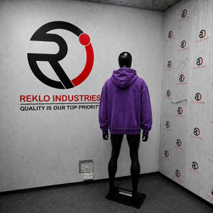 Sweat à capuche zippé violet délavé, style vintage, coupe oversize streetwear, effet délavé à l'acide, fermeture éclair intégrale, coupe décontractée et régulière - Product Image 4