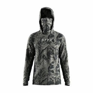 Men's Fishing Sun Shirt With Face Cover Quick Dry UPF Protection Custom Logo Offshore Sea Fishing <b>Hoodie</b> OEM Wholesale - Product Image 1