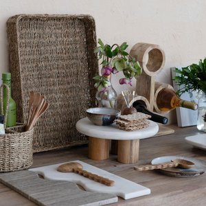Wooden <b>Wine</b> Bottle Holder with 3 Bottle Space Rustic Serving Minimalist Design Rack for Home Bar Restaurant Hotel and Picnic Use - Product Image 6