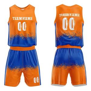 Uniformes de baloncesto para hombres, mujeres y jóvenes con tela de malla transpirable y cómodos para juegos en equipo, entrenamiento y torneos. - Product Image 1