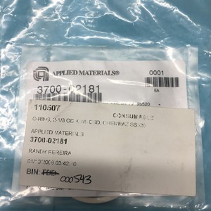 AMAT 3700-02181 O-RING 2-1/3 OD X 1/8 CSD, CHEMRAZ - Équipements et pièces semi-conductrices de renommée mondiale à confiance - Product Image 4