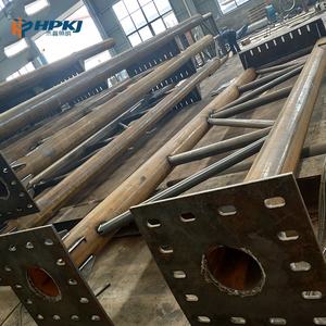 Poste de luz de calle galvanizado al aire libre <span class=keywords><strong>3</strong></span> ~ 30m Q235 poste de iluminación de alto mástil para carretera/Patio - Product Image 4