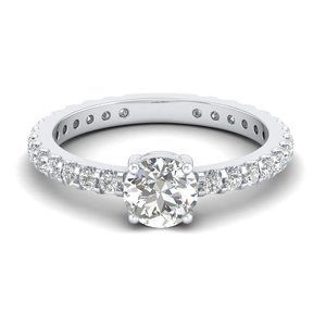 Bagues REYES en argent sterling 925 plaqué rhodium, certifiées GRA, avec moissanite 1,4 carat, design original, accessoires de mariage, bijoux fins - Product Image 5