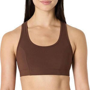 Sujetador Deportivo de Alto Impacto para Mujer, con Relleno Extraíble, Espalda Cruzada, Sin Costuras, Transpirable, de Nailon y Spandex, para Yoga, Gimnasio, Fitness, Running y Entrenamiento - Product Image 1