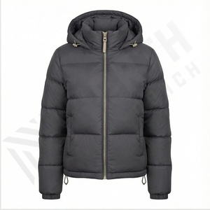 Unisex Winter Warm Bomber <b>Jacket</b> Breathable Nylon Coats Shiny <b>Light</b> Zipper Closure Front Regular Style <b>Waterproof</b> Eco-Friendly - Product Image 2