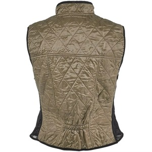 Chaleco Acolchado sin Mangas para Mujer, Cortavientos, con Cierre de Cremallera, Color Sólido, Ropa Ecuestre - Product Image 5