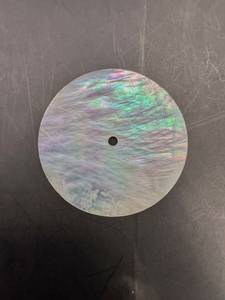 K Gems 11055 Model Flat Cut <b>Abalone</b> <b>Shell</b> Mother Pearl Dial 0.70mm Thickness 2mm Center Hole Custom Luxury Watch Face 24.5mm in - Product Image 1