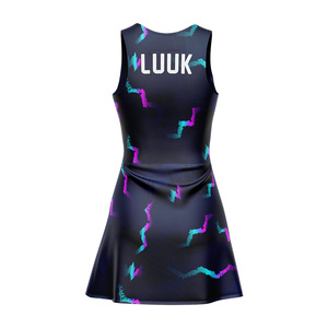 Conjunto de Tenis Personalizado con Nombre de Equipo para Mujer, Ropa Deportiva sin Mangas, Secado Rápido, Absorbe la Humedad, Transpirable, 100% Poliéster - Product Image 3