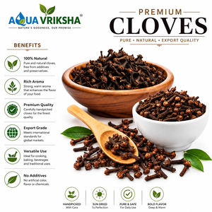 Clous de girofle entiers de qualité supérieure AQUA VRIKSHA |   Clous de girofle séchés 100% naturels |   Fournisseur d'épices de qualité export - Product Image 3