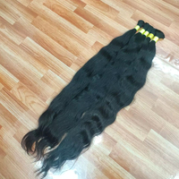 Rambut India Selatan Virgin 100% Rambut Manusia Alami Virgin 36 Inci Bebas Kusut Lembut Bebas Bahan Kimia Ekstensi Rambut Anyaman