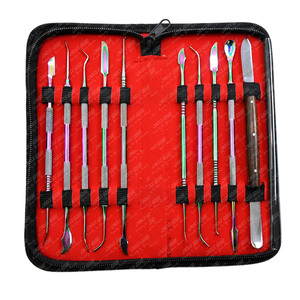 Juego de herramientas de cerámica de arcilla de plata multifuncional, 10 Uds., herramientas de modelado para esculpir, cuchillo de escultura de cerámica y arcilla para Artes - Product Image 3