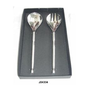 Ensemble de cuillère à riz à salade polie miroir martelé fait à la main vaisselle en métal pour la cuisine fabriquée en acier - Product Image 5