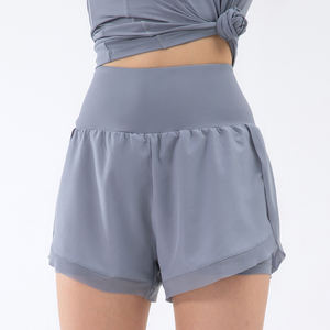 Shorts Deportivos para Mujer, para Fitness, Yoga, Running, Secado Rápido, Transpirables, Ecológicos, Spandex/Poliéster, Corte Regular, Casual - Product Image 1