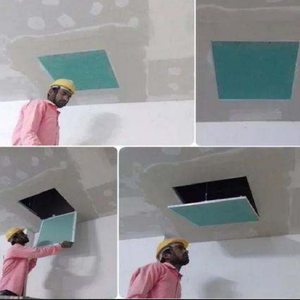 Custom Size Tiled Hidden Access Panel Flush Inspection Door for Wall <b>Ceiling</b> Interior Maintenance Commercial Buildings - Product Image 2