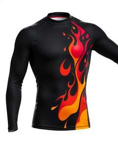Rashguard pour homme fabriqué au Pakistan, design OEM, rashguard de compression MMA, ensembles de fitness pour la gym, vêtements de sport - Product Image 4
