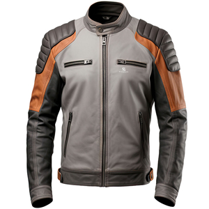 Men's Classic <b>Leather</b> <b>Biker</b> <b>Jacket</b> Genuine <b>Leather</b> Vintage Motorcycle Winter Casual Outerwear OEM Wholesale - Product Image 6