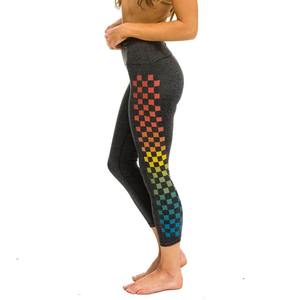 Leggings Ligeros de Tela Tejida con el Último Diseño Sólido, Leggings de Yoga Elásticos al por Mayor - Product Image 4