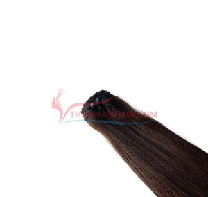 Extensions de cheveux humains Remy vietnamiens noirs naturels lisses de haute qualité 2024, double trame machine, articles les plus demandés - Product Image 3