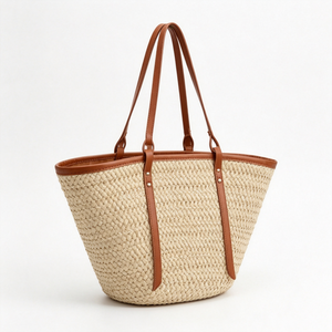 Customized Classic resort <b>beach</b> <b>bag</b>,summer vacation handbag,casual everyday market tote,coastal style purse,holiday travel <b>bag</b> - Product Image 3