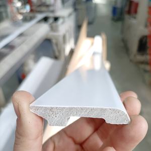 <span class=keywords><strong>Precio</strong></span> de fábrica, moderno, resistente al agua, ligero, fácil de instalar, superventas, rodapié de moldura de plástico para interiores - Product Image 5