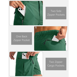 Shorts de golf pour hommes, impression par transfert thermique, 100% coton, anti-UV, vêtements de sport, fournisseur Pakistan, OEM, exportation mondiale - Product Image 5