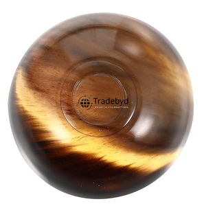 Bol en corne naturelle de qualité supérieure, fait main, style ange, décoratif, pour servir à table, par Tradebyd - Product Image 4